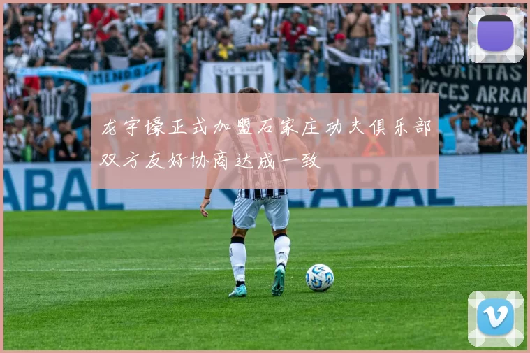 龙宇壕正式加盟石家庄功夫俱乐部双方友好协商达成一致